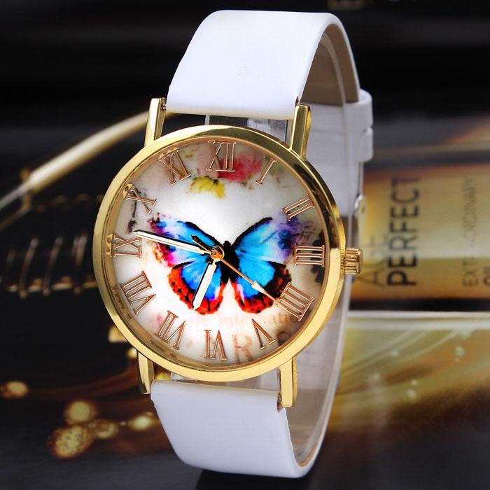 FREE Butterfly Clasp Leather Watch Band-Watch-Kirijewels.com-Black-Kirijewels.com
