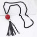 Free Sweater Chain Long Beads Necklace-Pendant Necklaces-Kirijewels.com-red-Kirijewels.com