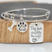 Free Dog Lover's Expandable Charm Bracelet-bangle-Kirijewels.com-Antique Silver Plated-Kirijewels.com