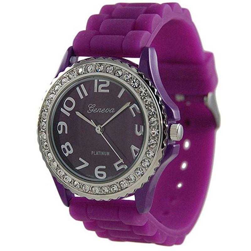 Free Geneva Platinum Large Face Watch-Watch-Kirijewels.com-Purple-Kirijewels.com