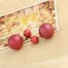 Free Brinco Double Side Pearl Earrings-Stud Earrings-Kirijewels.com-candy purple-Kirijewels.com