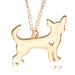 Free Chihuahua Necklace-Necklace-Kirijewels.com-Gold-Kirijewels.com