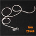 Lobster Clasp Silver Snake Chain Necklace-Necklace-Kirijewels.com-22 inch snake 1mm-Silver-Kirijewels.com