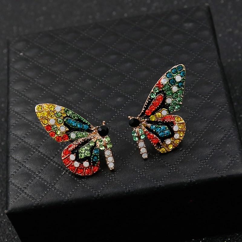 Personality Ear Nail Butterfly Earrings - Kirijewels.com