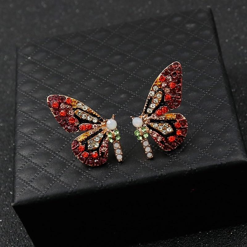 Personality Ear Nail Butterfly Earrings - Kirijewels.com