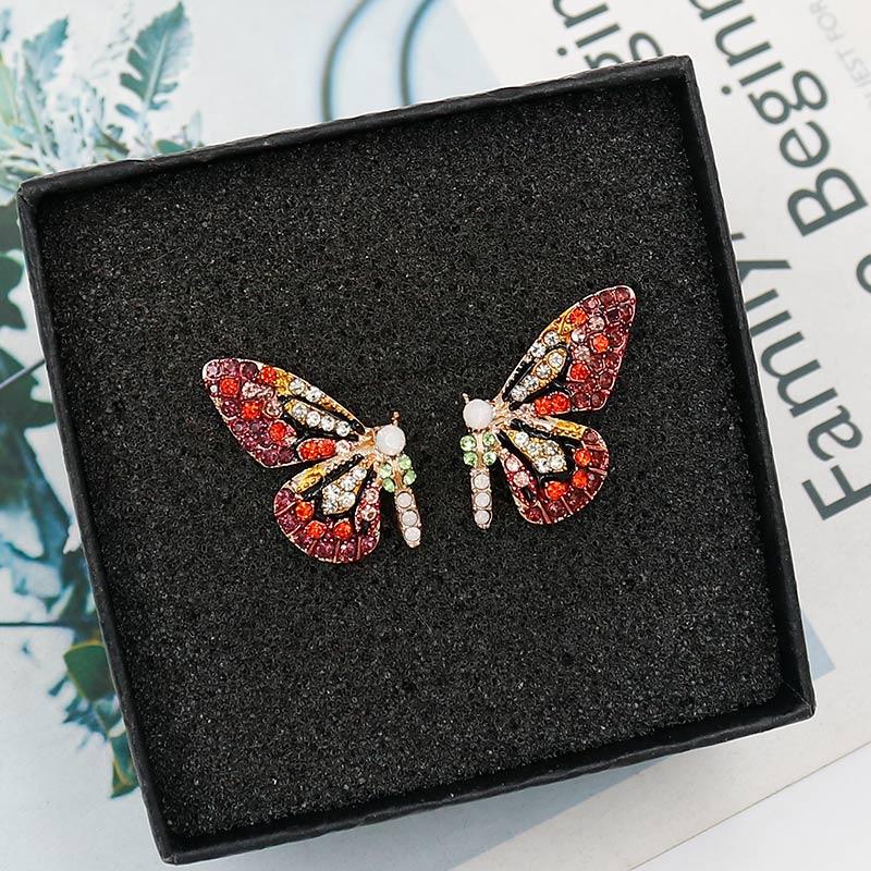 Personality Ear Nail Butterfly Earrings - Kirijewels.com
