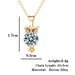Zircon Crystal Heart Owl Necklace - Kirijewels.com