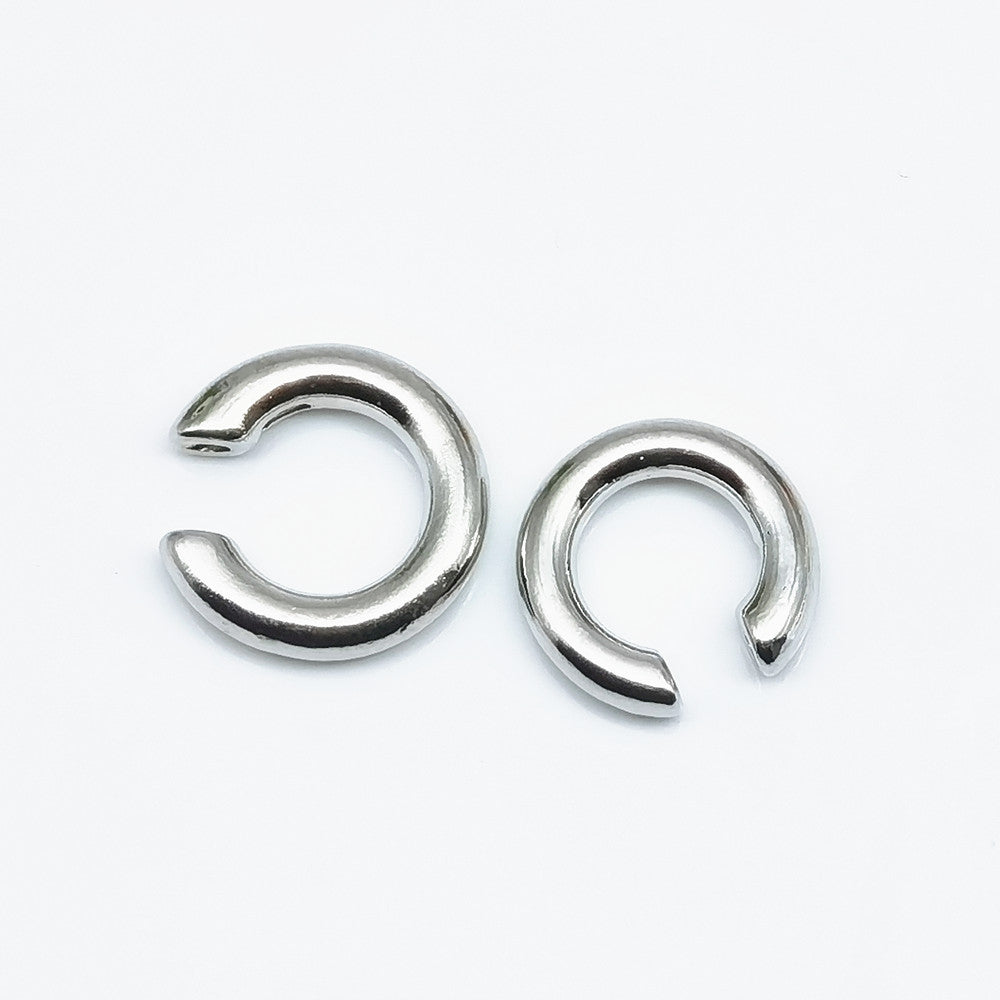 Round Metal Gold Cartilage Clip Cuff Earrings