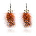 Rainbow Beads Feather Earrings - Kirijewels.com