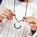 Free All-match Long Personality Sweater Chain Necklace-Pendant Necklaces-Kirijewels.com-Silver Circle-70cm-Kirijewels.com