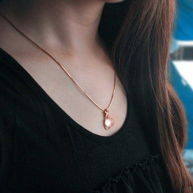 Korean Style Gold Snake Chain Necklace-Chain Necklaces-Kirijewels.com-Rose Gold-Kirijewels.com