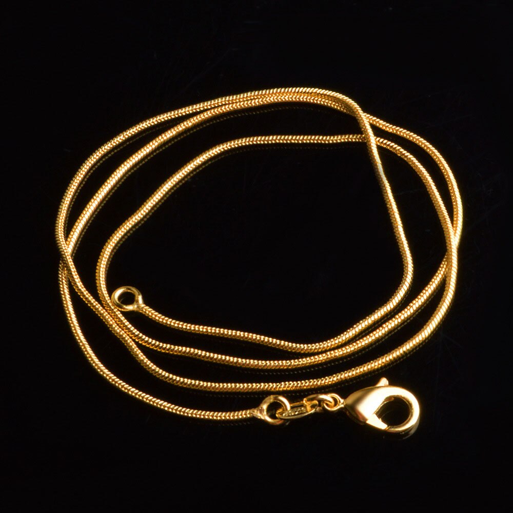 Eva Silver Plated Smooth Snake Chain Necklace