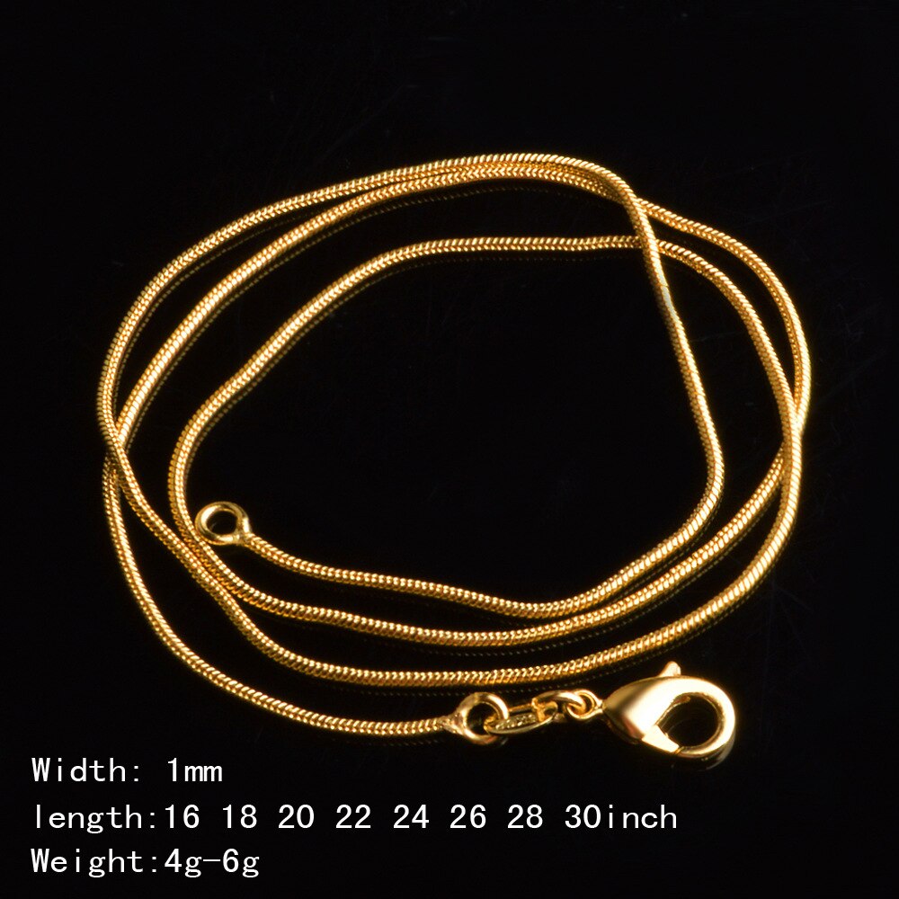 Eva Silver Plated Smooth Snake Chain Necklace