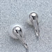 High Luster Moon Sterling Silver Pearl Earrings-Stud Earrings-Kirijewels.com-9 to 10mm pearl-white pearl-Kirijewels.com