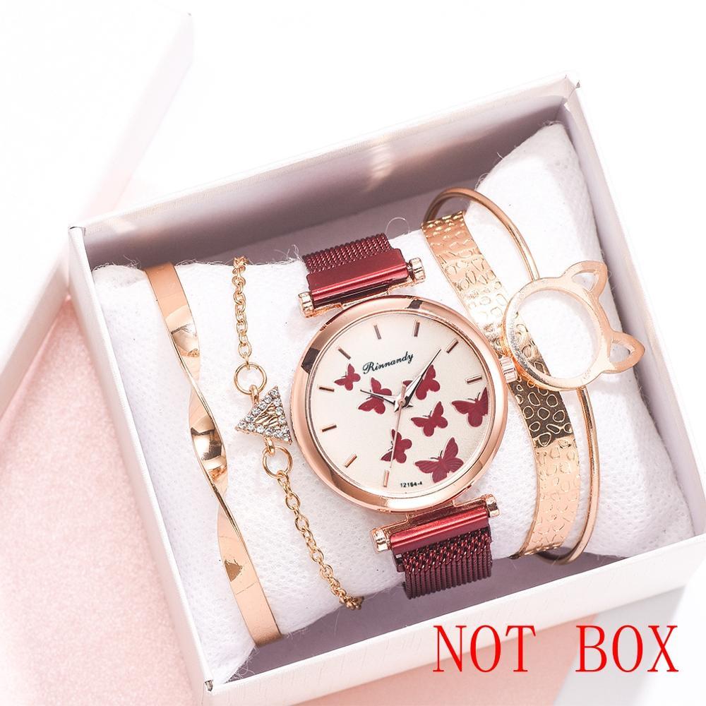 Relogio 5PCS Butterfly Wrist Watch - Kirijewels.com