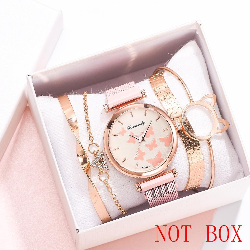 Relogio 5PCS Butterfly Wrist Watch - Kirijewels.com