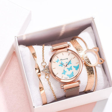 Relogio 5PCS Butterfly Wrist Watch - Kirijewels.com