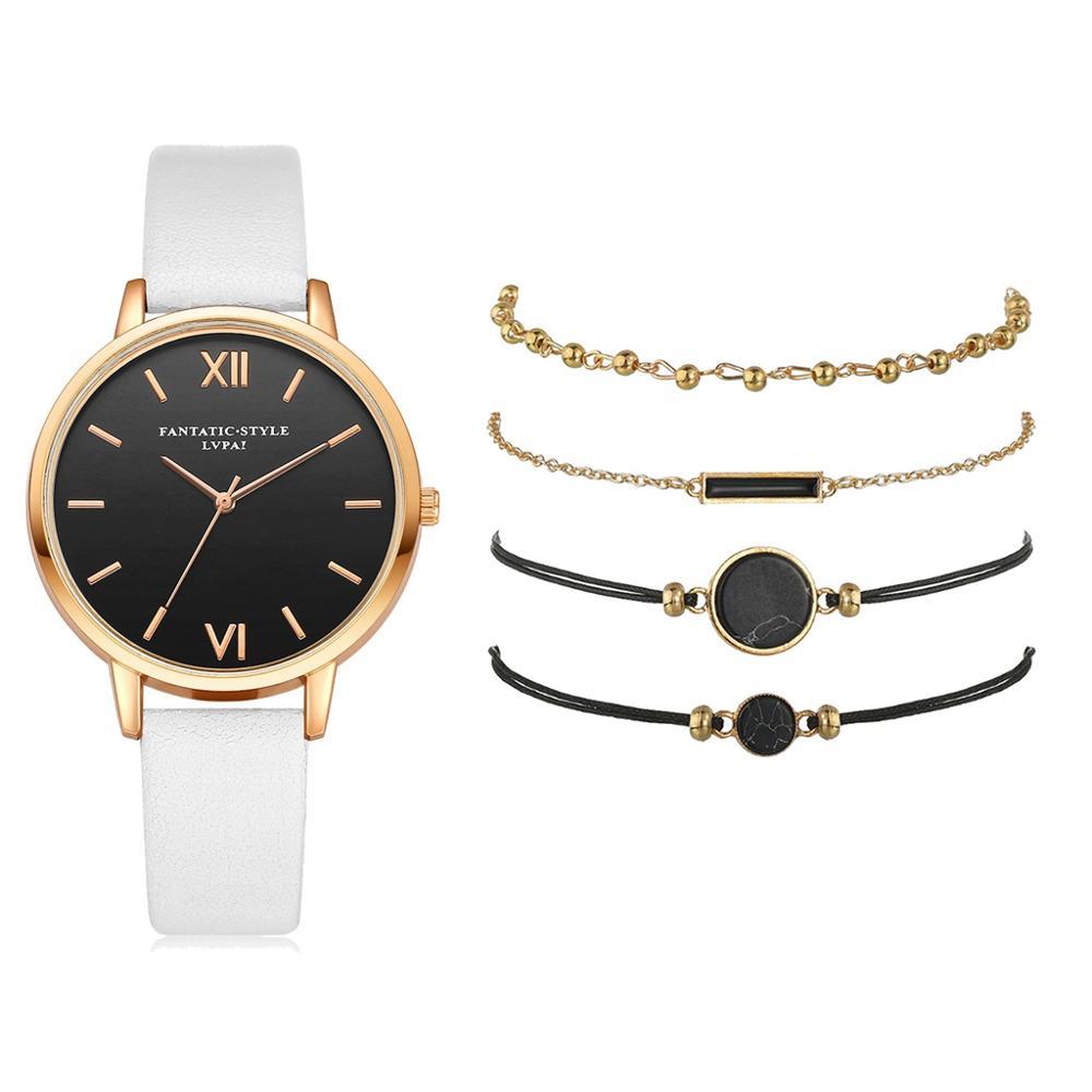 Top Style Fashion 5pcs Set Dress Wrist Watch - Kirijewels.com