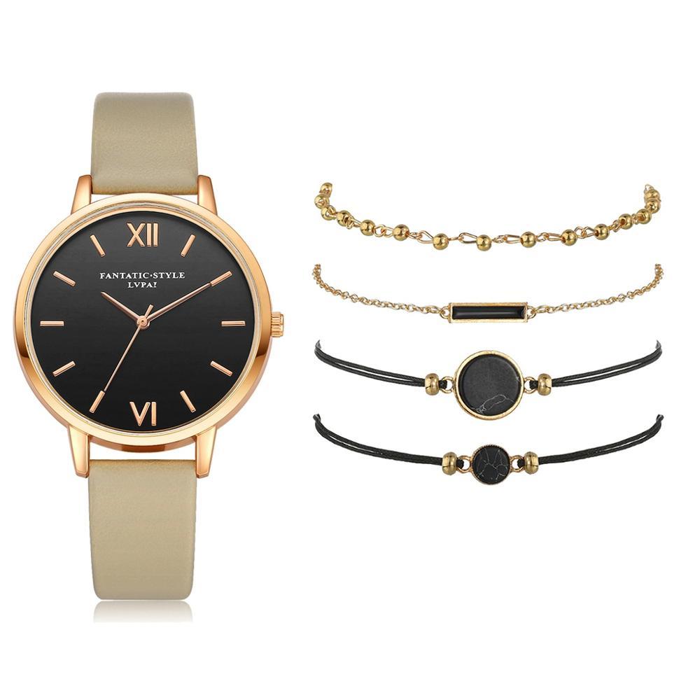 Top Style Fashion 5pcs Set Dress Wrist Watch - Kirijewels.com