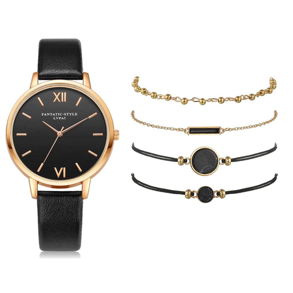 Top Style Fashion 5pcs Set Dress Wrist Watch - Kirijewels.com