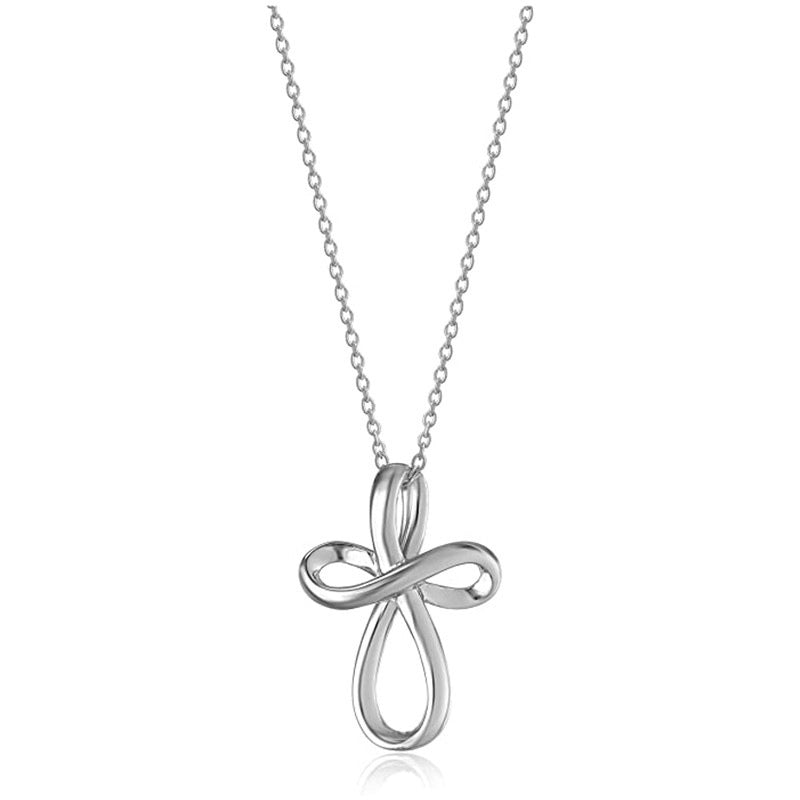 Hanging Clavicle Cross Chain Necklace