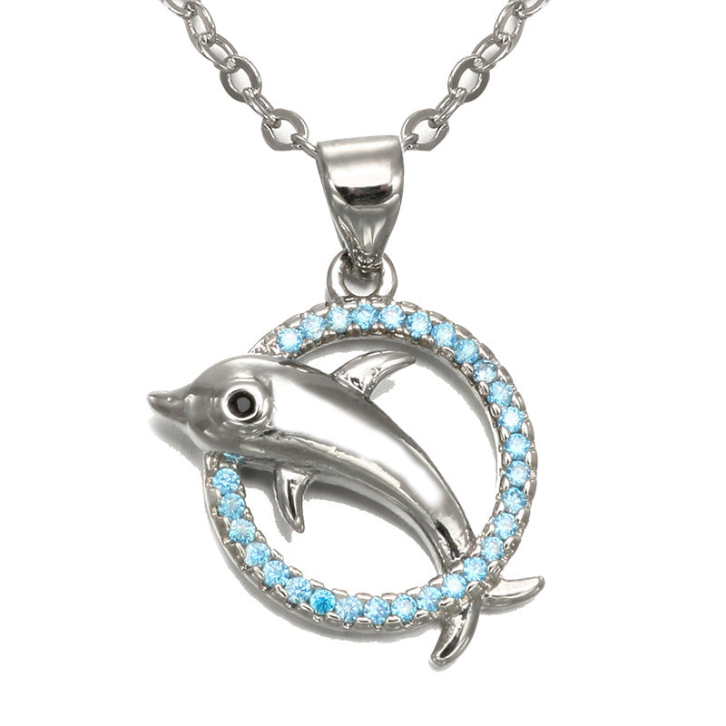 Romantic Personality Dolphin Necklace