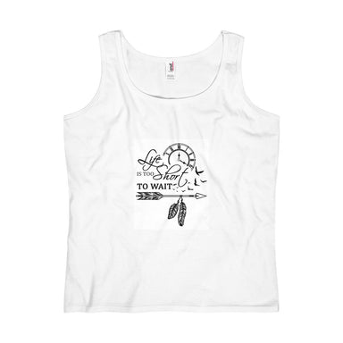 Women's Lightweight Tank T-shirt-Tank Top-Printify-White-S-Kirijewels.com