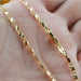 Slim Box Gold Plated Chain Necklace-Chain Necklaces-Kirijewels.com-24inch-Gold-Kirijewels.com