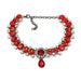 Free Water Drop Maxi choker Necklace-Choker Necklaces-Kirijewels.com-red-Kirijewels.com