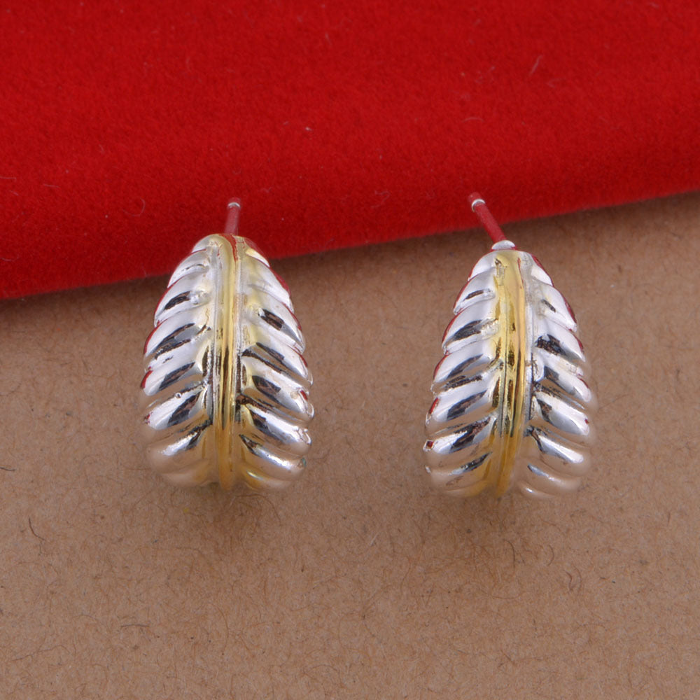 925 Sterling Silver Leaf Jewelry Set