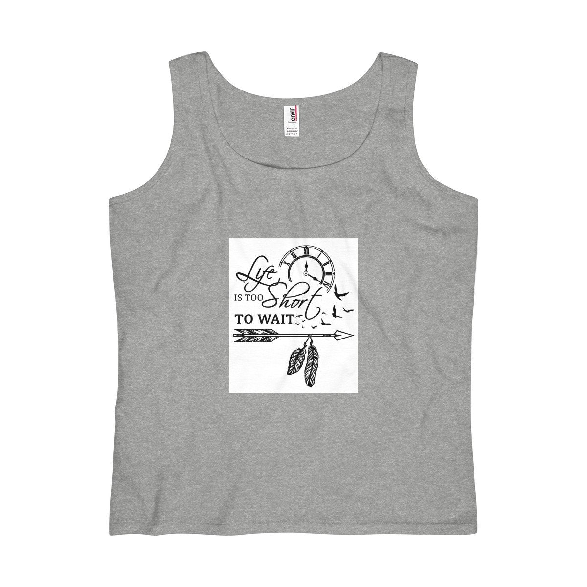 Women's Lightweight Tank T-shirt-Tank Top-Printify-Heather Grey-S-Kirijewels.com