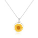 Handmade Resin Daisy Flower Necklace/2-Pendant Necklaces-Kirijewels.com-yellow-Kirijewels.com