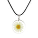 Handmade Resin Daisy Flower Necklace/2-Pendant Necklaces-Kirijewels.com-white-Kirijewels.com