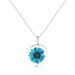 Handmade Resin Daisy Flower Necklace-Pendant Necklaces-Kirijewels.com-blue-Kirijewels.com