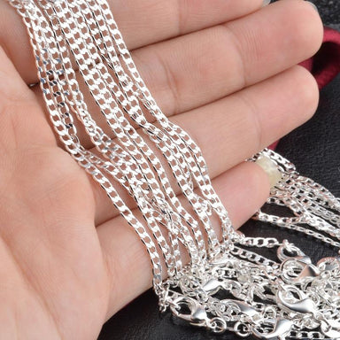 Maeve 925 Sterling Silver Link Chain Necklace - Kirijewels.com