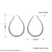 Smooth Circle 925 Silver Hoop Earrings - Kirijewels.com