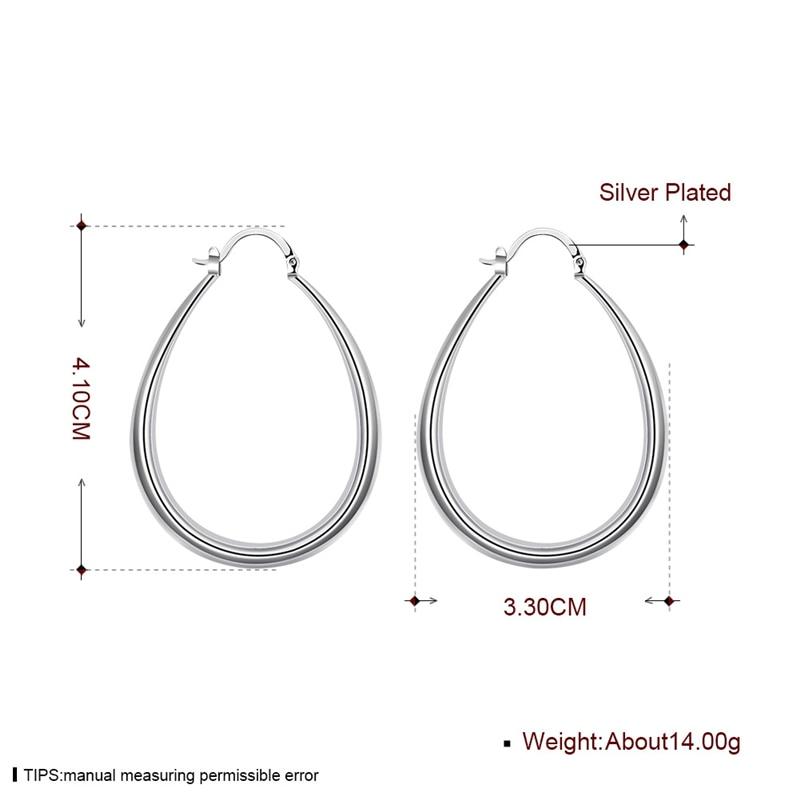 Smooth Circle 925 Silver Hoop Earrings - Kirijewels.com