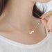 Crystal 925 Sterling Silver Stars Necklace - Kirijewels.com