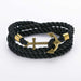 Free Rope Anchor Bracelet-Bracelet-Kirijewels.com-Black Brown-Kirijewels.com