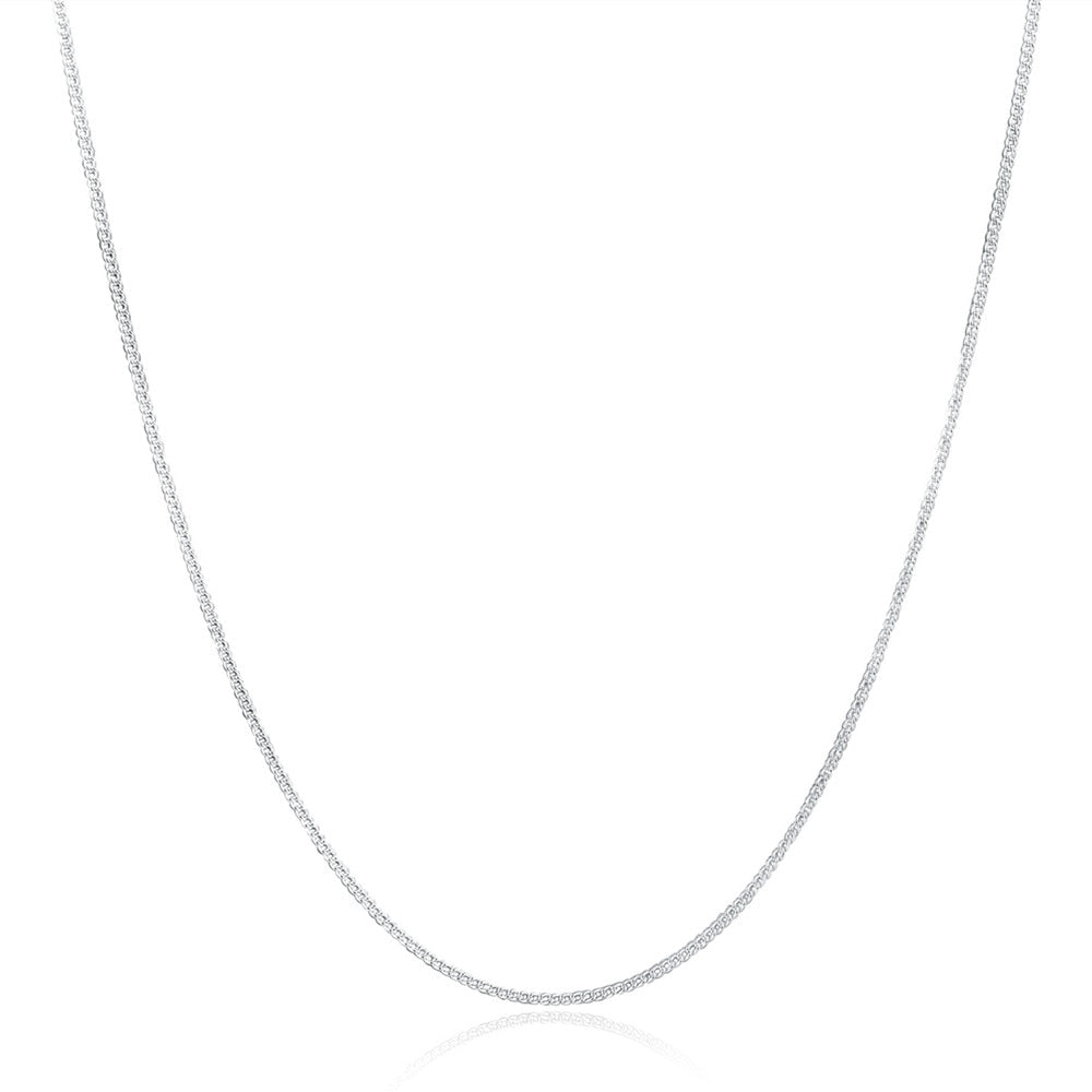 Alice 925 Sterling Silver Side Chain Necklace
