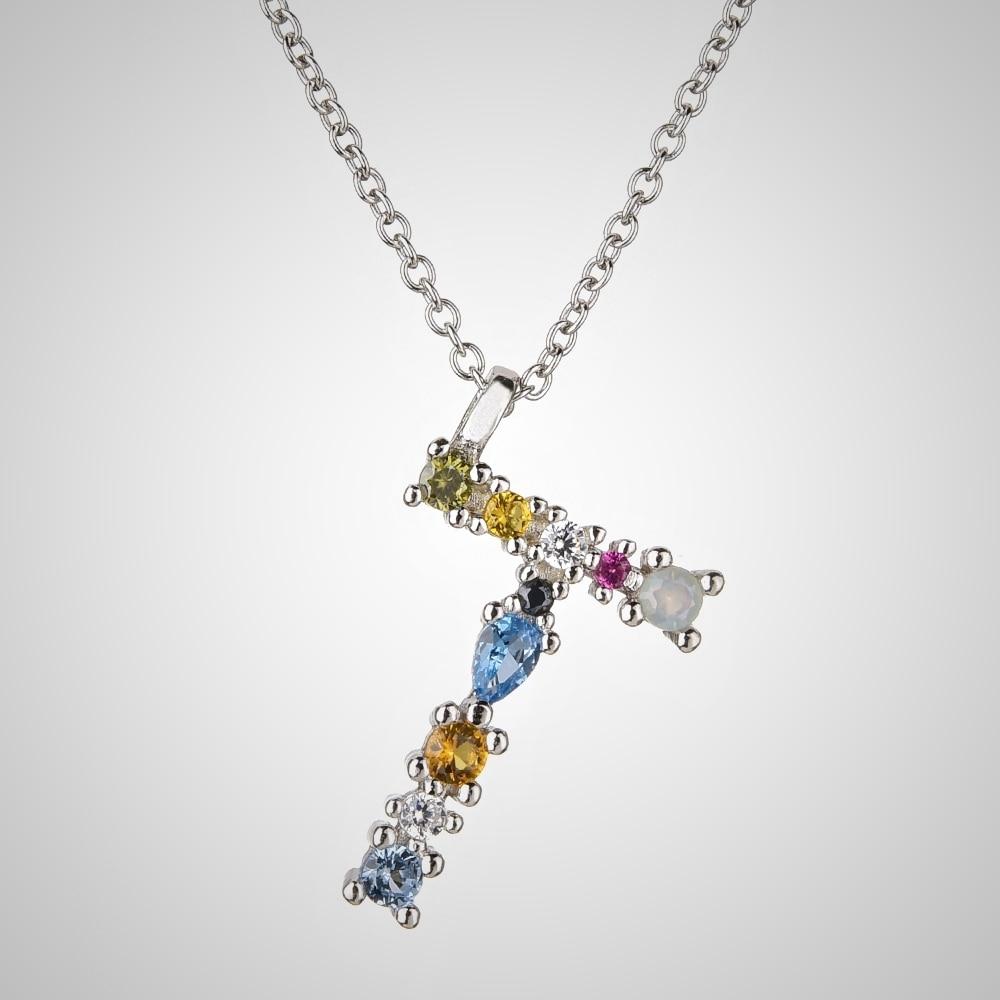 Mia Alphabet Sterling Silver Necklace - Kirijewels.com