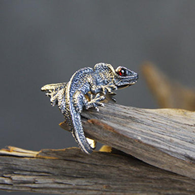 Anole Adjustable Lizard  Ring - Kirijewels.com