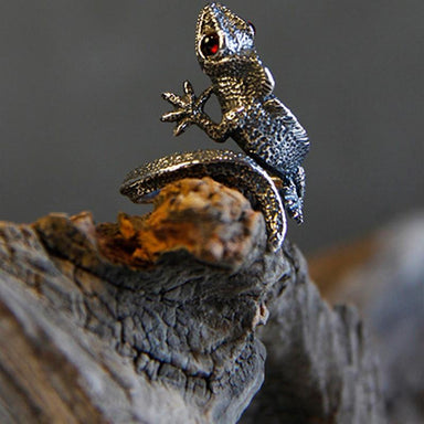 Anole Adjustable Lizard  Ring - Kirijewels.com