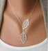 Free Leaf Necklace-Necklace-Kirijewels.com-Sliver 2leaves-Kirijewels.com