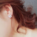 Micro CZ Zircon 925 Sterling Silver Butterfly Earrings - Kirijewels.com