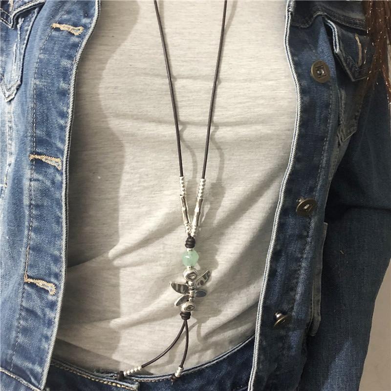 Long Sweater Chain Dragonfly Necklace - Kirijewels.com