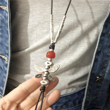 Long Sweater Chain Dragonfly Necklace - Kirijewels.com