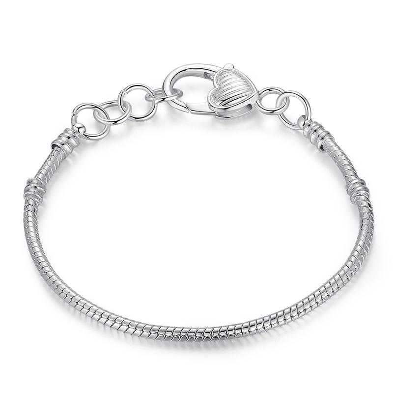 Sterling Silver Snake Chain Bracelet-Bracelet-Kirijewels.com-adjustable PA1305-silver-Kirijewels.com
