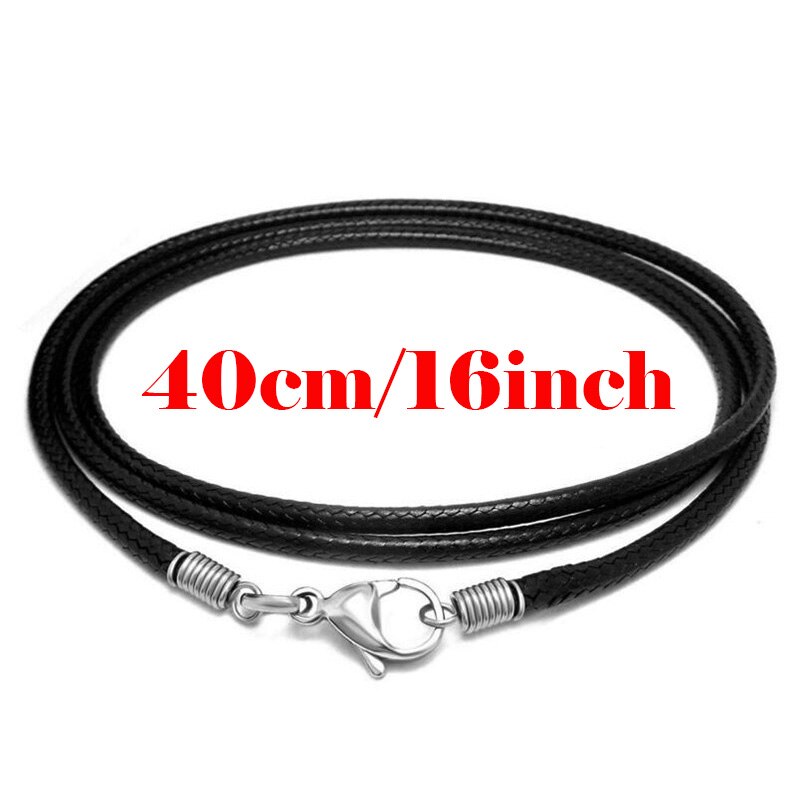 Handmade Leather Rope Chain Necklace