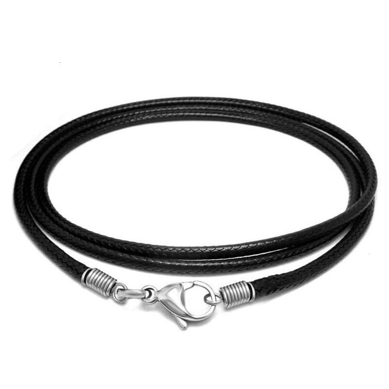 Handmade Leather Rope Chain Necklace